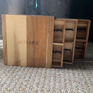 DoTerra essential oils wooden holder